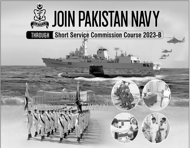 Join Pakistan Navy Through SSC Short Service Commission 2023-B: A ...